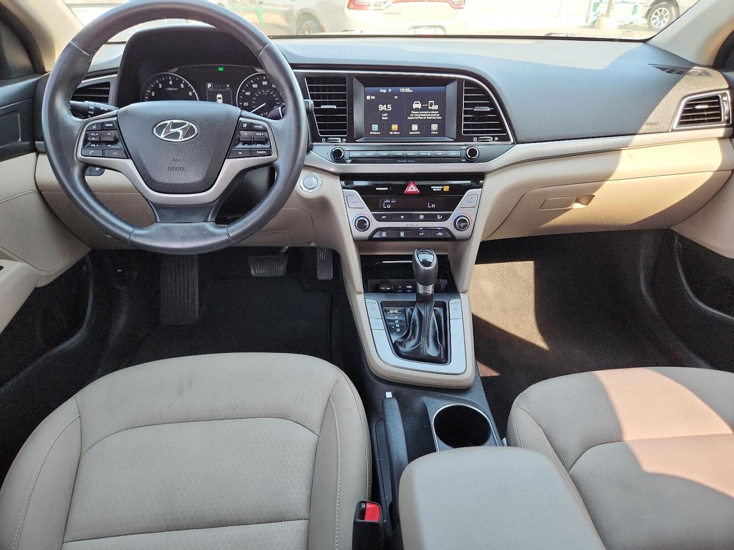 2018 TAN Hyundai Elantra Value Edition (KMHD84LF4JU) with an Nu 2L I-4 DOHC, D-CVVT variable valve control, regular unleaded, engine with 147HP engine, located at 4110 Avenue Q, Lubbock, 79412, 33.556553, -101.855820 - Photo#5