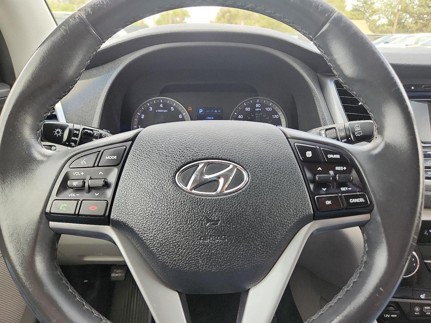 2016 Coliseum Grey - Z5G /Gray - TGG Hyundai Tucson Sport (KM8J33A20GU) with an 1.6L I-4 gasoline direct injection, DOHC, variable valve control, intercooled turbo, regular unleaded, engine with 175HP engine, located at 4110 Avenue Q, Lubbock, 79412, 33.556553, -101.855820 - Photo#10