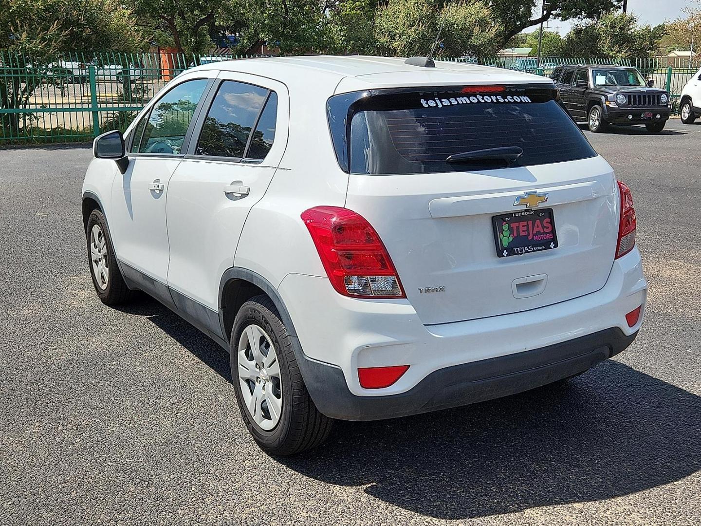 2017 Summit White - GAZ /Jet Black - AFJ Chevrolet Trax LS (KL7CJKSB0HB) with an Ecotec 1.4L I-4 DOHC, variable valve control, intercooled turbo, regular unleaded, engine with 138HP engine, located at 4110 Avenue Q, Lubbock, 79412, 33.556553, -101.855820 - Photo#2