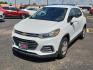 2017 Summit White - GAZ /Jet Black - AFJ Chevrolet Trax LS (KL7CJKSB0HB) with an Ecotec 1.4L I-4 DOHC, variable valve control, intercooled turbo, regular unleaded, engine with 138HP engine, located at 4110 Avenue Q, Lubbock, 79412, 33.556553, -101.855820 - Photo#3