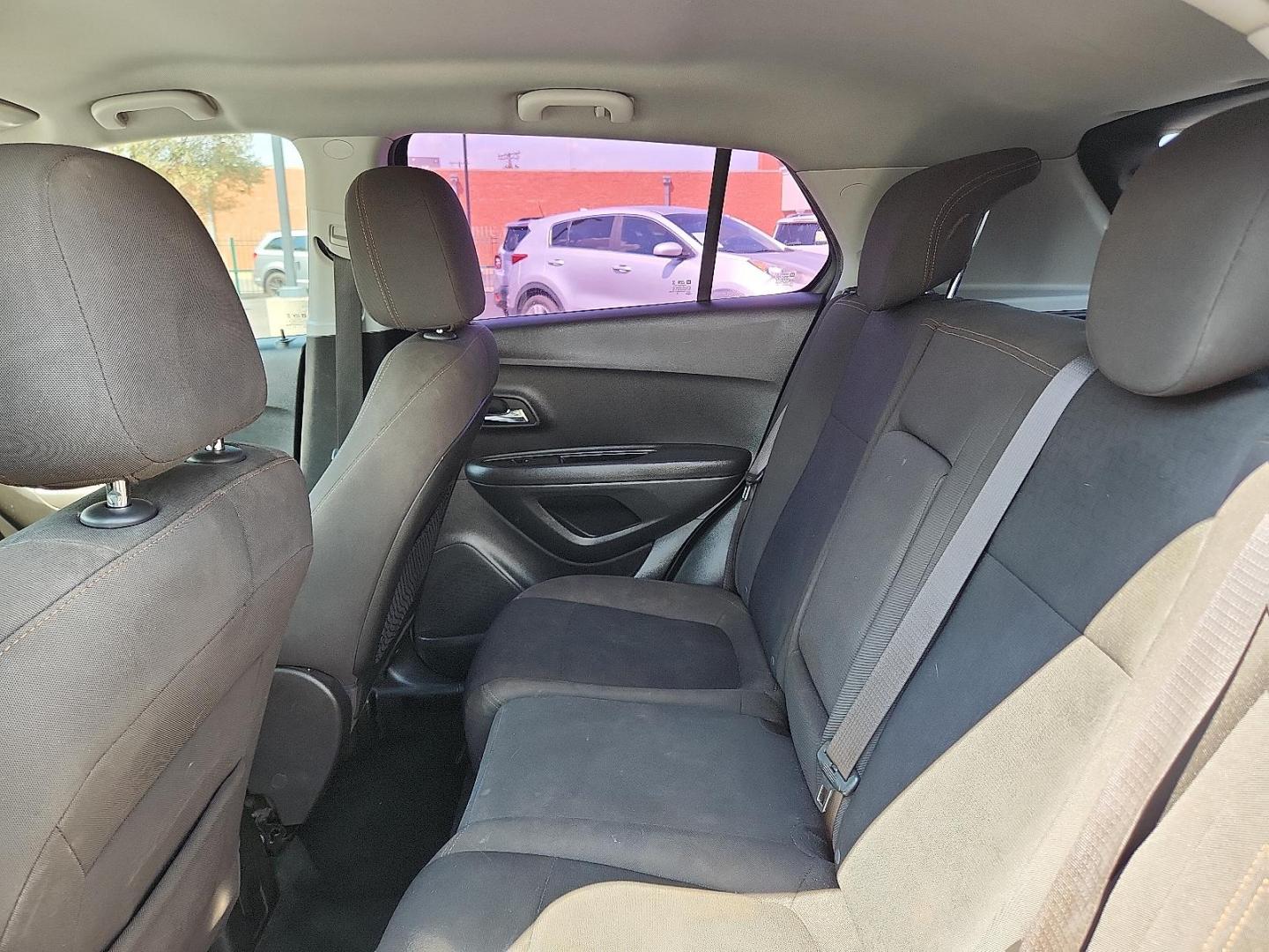 2017 Summit White - GAZ /Jet Black - AFJ Chevrolet Trax LS (KL7CJKSB0HB) with an Ecotec 1.4L I-4 DOHC, variable valve control, intercooled turbo, regular unleaded, engine with 138HP engine, located at 4110 Avenue Q, Lubbock, 79412, 33.556553, -101.855820 - Photo#4
