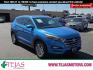 2018 Caribbean Blue - R5U /Black - TRY Hyundai Tucson SEL (KM8J33A41JU) with an Nu 2L I-4 gasoline direct injection, DOHC, D-CVVT variable valve control, regular unleaded, engine with 164HP engine, located at 4110 Avenue Q, Lubbock, 79412, 33.556553, -101.855820 - Photo#0