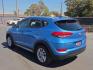 2018 Caribbean Blue - R5U /Black - TRY Hyundai Tucson SEL (KM8J33A41JU) with an Nu 2L I-4 gasoline direct injection, DOHC, D-CVVT variable valve control, regular unleaded, engine with 164HP engine, located at 4110 Avenue Q, Lubbock, 79412, 33.556553, -101.855820 - Photo#3