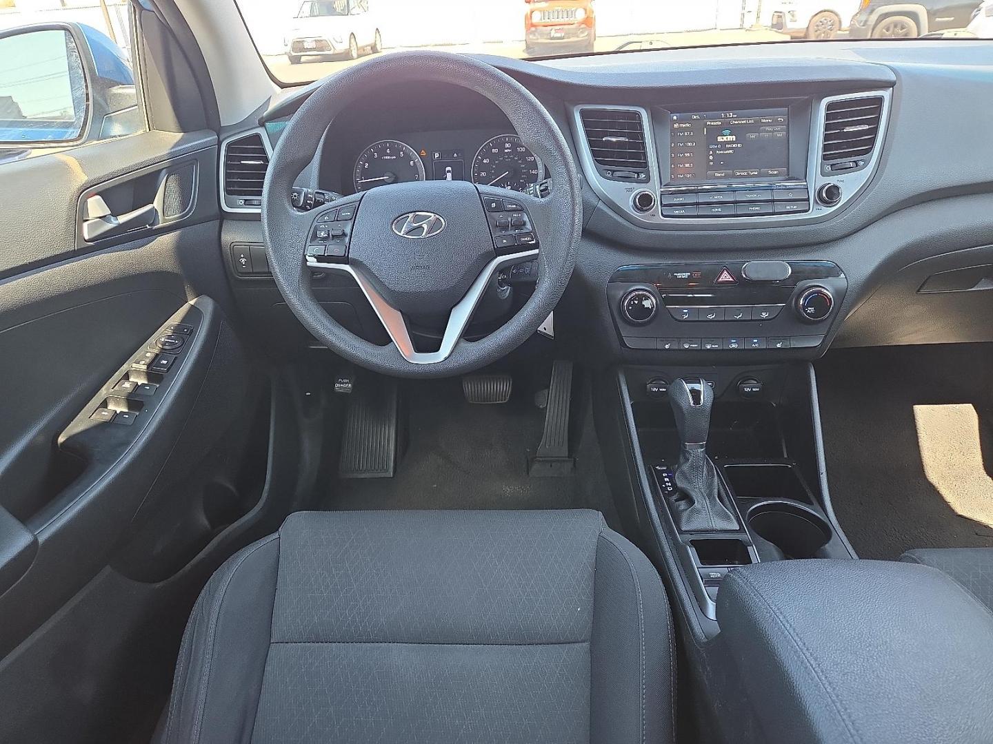 2018 Caribbean Blue - R5U /Black - TRY Hyundai Tucson SEL (KM8J33A41JU) with an Nu 2L I-4 gasoline direct injection, DOHC, D-CVVT variable valve control, regular unleaded, engine with 164HP engine, located at 4110 Avenue Q, Lubbock, 79412, 33.556553, -101.855820 - Photo#8