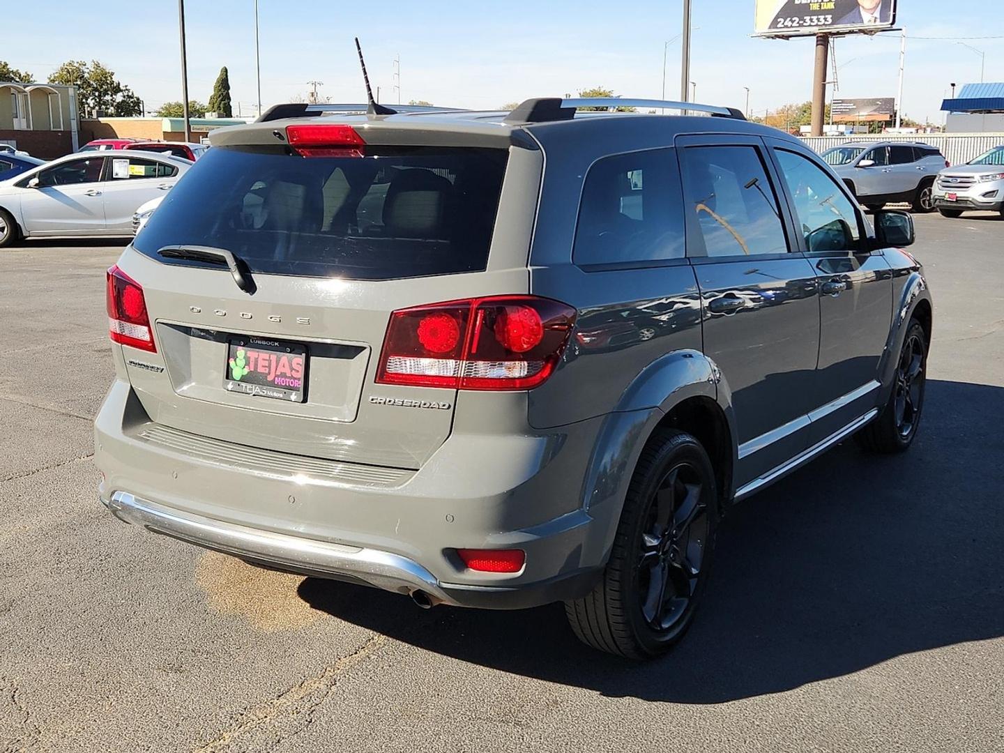 2020 Destroyer Gray Clearcoat - PDN /Black - X9 Dodge Journey Crossroad (3C4PDCGB3LT) with an Tigershark MultiAir 2.4L I-4 DOHC, VVT variable valve control, regular unleaded, engine with 173HP engine, located at 4110 Avenue Q, Lubbock, 79412, 33.556553, -101.855820 - Photo#1