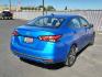 2021 BLUE Nissan Versa SV Xtronic CVT (3N1CN8EV9ML) with an 1.6L I-4 DOHC, variable valve control, regular unleaded, engine with 122HP engine, located at 4110 Avenue Q, Lubbock, 79412, 33.556553, -101.855820 - 09/21/2024 INSPECTION IN ENVELOPE GOD 09/27/2024 KEY IN ENVELOPE GOD - Photo#1