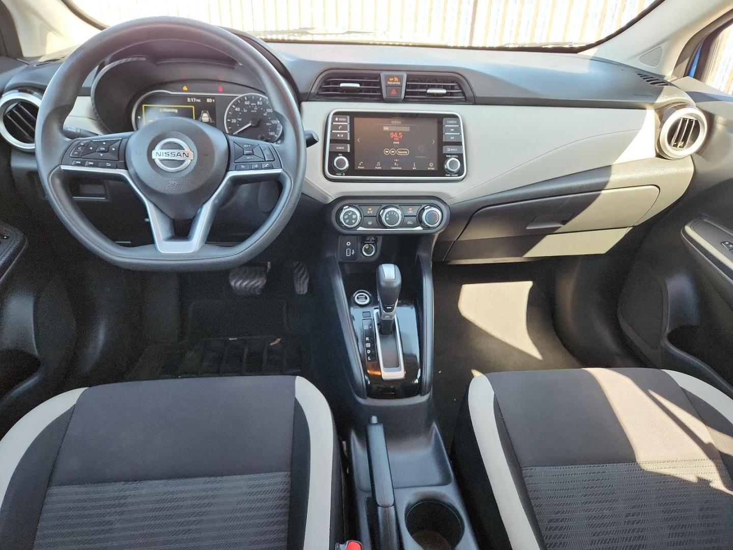 2021 BLUE Nissan Versa SV Xtronic CVT (3N1CN8EV9ML) with an 1.6L I-4 DOHC, variable valve control, regular unleaded, engine with 122HP engine, located at 4110 Avenue Q, Lubbock, 79412, 33.556553, -101.855820 - 09/21/2024 INSPECTION IN ENVELOPE GOD 09/27/2024 KEY IN ENVELOPE GOD - Photo#5