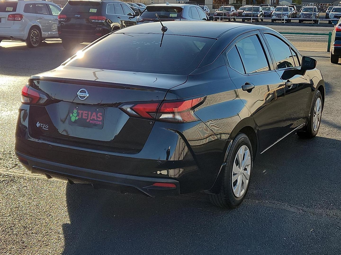 2020 Super Black - KH3 /Charcoal - G Nissan Versa S 5-Speed Manual Transmission (3N1CN8BV4LL) with an 1.6L I-4 DOHC, variable valve control, regular unleaded, engine with 122HP engine, located at 4110 Avenue Q, Lubbock, 79412, 33.556553, -101.855820 - Photo#1