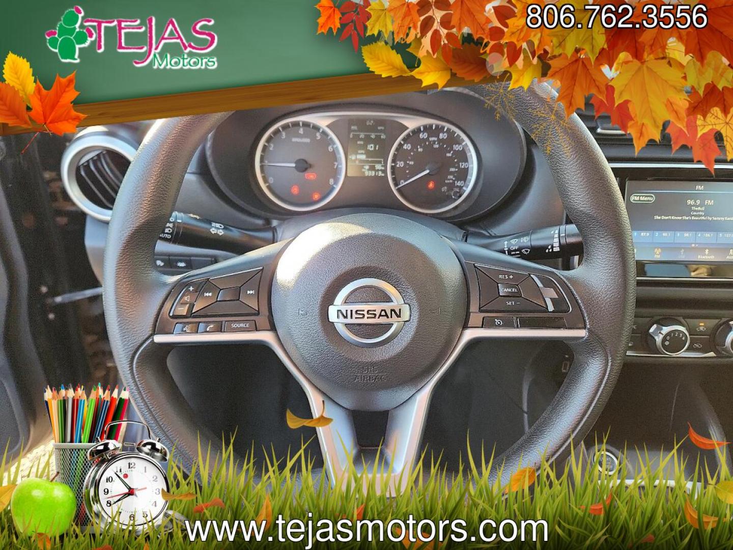 2020 Super Black - KH3 /Charcoal - G Nissan Versa S 5-Speed Manual Transmission (3N1CN8BV4LL) with an 1.6L I-4 DOHC, variable valve control, regular unleaded, engine with 122HP engine, located at 4110 Avenue Q, Lubbock, 79412, 33.556553, -101.855820- Photo#10