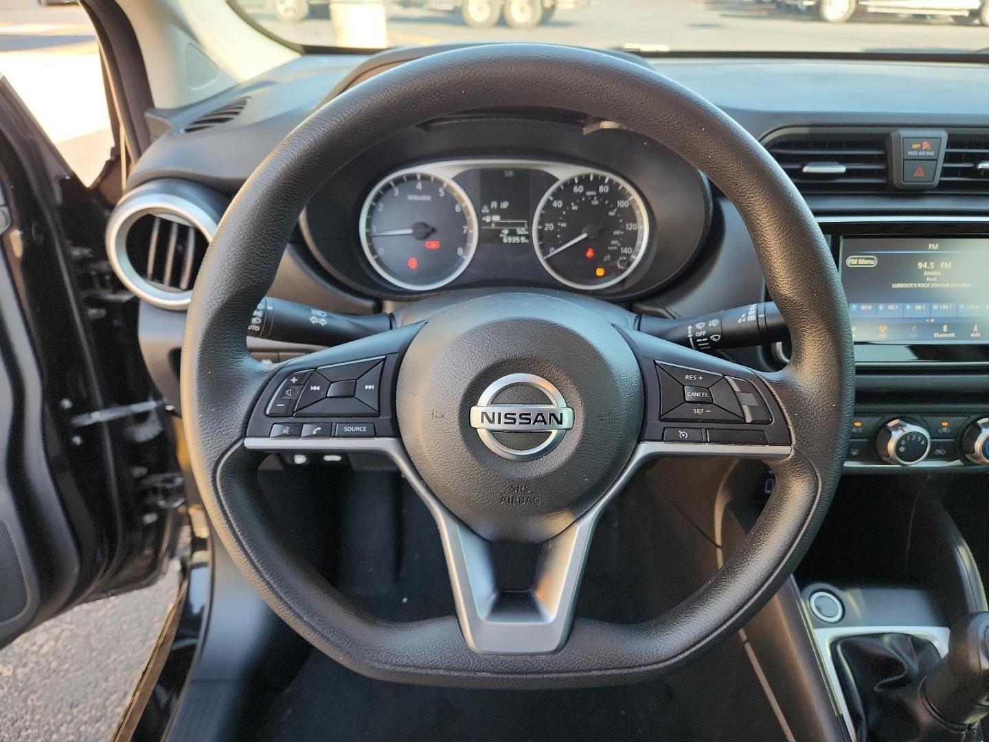 2020 BLACK Nissan Versa S 5-Speed Manual Transmission (3N1CN8BV4LL) with an 1.6L I-4 DOHC, variable valve control, regular unleaded, engine with 122HP engine, located at 4110 Avenue Q, Lubbock, 79412, 33.556553, -101.855820 - 09/26/2024 INSPECTION IN ENVELOPE GOD 10/01/2024 KEY IN ENVELOPE GOD - Photo#10
