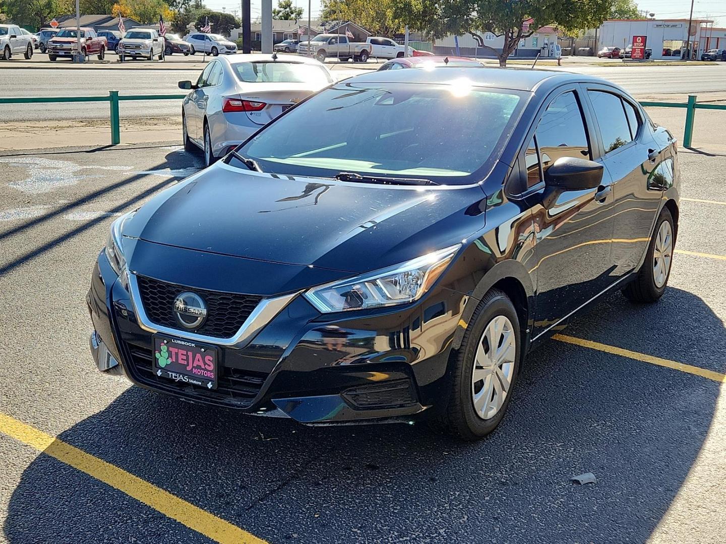 2020 BLACK Nissan Versa S 5-Speed Manual Transmission (3N1CN8BV4LL) with an 1.6L I-4 DOHC, variable valve control, regular unleaded, engine with 122HP engine, located at 4110 Avenue Q, Lubbock, 79412, 33.556553, -101.855820 - 09/26/2024 INSPECTION IN ENVELOPE GOD 10/01/2024 KEY IN ENVELOPE GOD - Photo#3