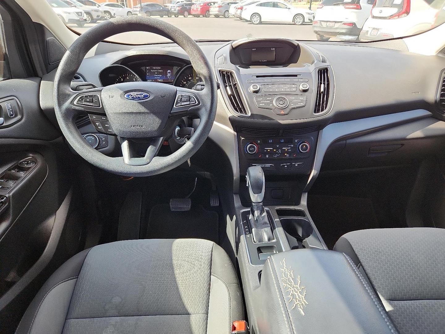 2018 BLACK Ford Escape SE (1FMCU0GD4JU) with an EcoBoost 1.5L I-4 gasoline direct injection, DOHC, variable valve control, intercooled turbo, regular unleaded, engine with 179HP engine, located at 4110 Avenue Q, Lubbock, 79412, 33.556553, -101.855820 - 07/05/2025 KEY IN ENVELOPE GOD - Photo#5