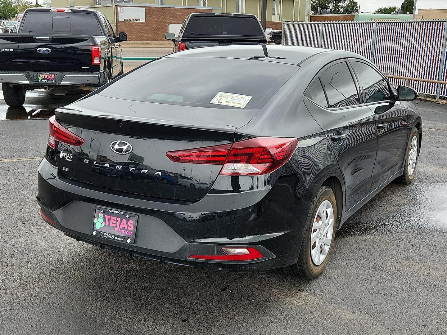 2019 BLACK Hyundai Elantra SE (5NPD74LF3KH) with an Nu 2L I-4 DOHC, D-CVVT variable valve control, regular unleaded, engine with 147HP engine, located at 4110 Avenue Q, Lubbock, 79412, 33.556553, -101.855820 - 11/23/2024 INSPECTION IN ENVELOPE GOD 12/13/2024 KEY IN ENVELOPE GOD - Photo#1