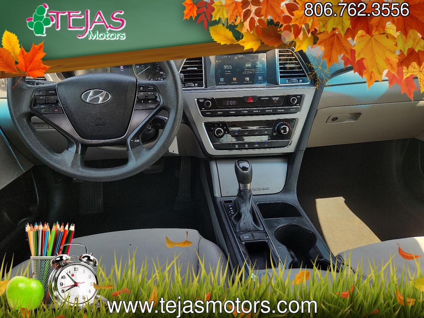 2017 Scarlet Red - PR /Beige - BB Hyundai Sonata SE (5NPE24AF8HH) with an 2.4L I-4 gasoline direct injection, DOHC, D-CVVT variable valve control, regular unleaded, engine with 185HP engine, located at 4110 Avenue Q, Lubbock, 79412, 33.556553, -101.855820- Photo#6