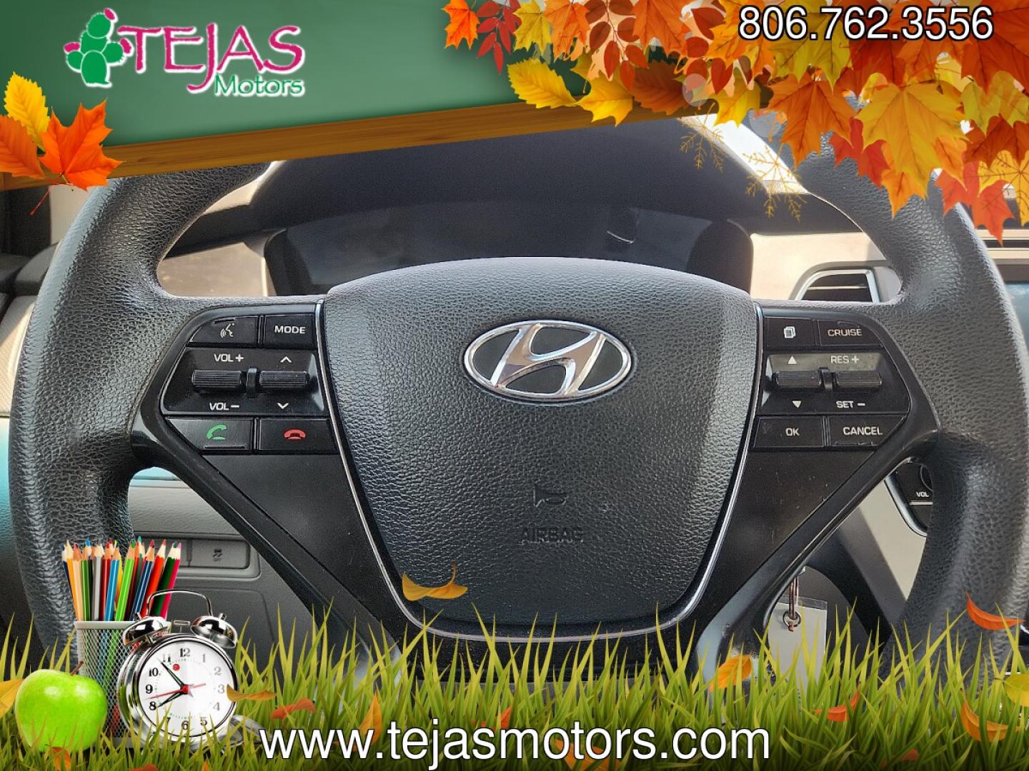 2017 Scarlet Red - PR /Beige - BB Hyundai Sonata SE (5NPE24AF8HH) with an 2.4L I-4 gasoline direct injection, DOHC, D-CVVT variable valve control, regular unleaded, engine with 185HP engine, located at 4110 Avenue Q, Lubbock, 79412, 33.556553, -101.855820- Photo#10