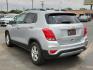 2018 Silver Ice Metallic - GAN /Jet Black/Light Ash Gray - AFQ Chevrolet Trax LT (KL7CJLSBXJB) with an ECOTEC 1.4L I-4 DOHC, VVT variable valve control, intercooled turbo, regular unleaded, engine with 138HP engine, located at 4110 Avenue Q, Lubbock, 79412, 33.556553, -101.855820 - Photo#2