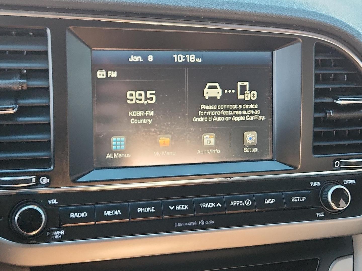 2018 Machine Gray - 2C /Gray - PK Hyundai Elantra SEL (5NPD84LF6JH) with an Nu 2L I-4 DOHC, D-CVVT variable valve control, regular unleaded, engine with 147HP engine, located at 4110 Avenue Q, Lubbock, 79412, 33.556553, -101.855820 - Photo#8