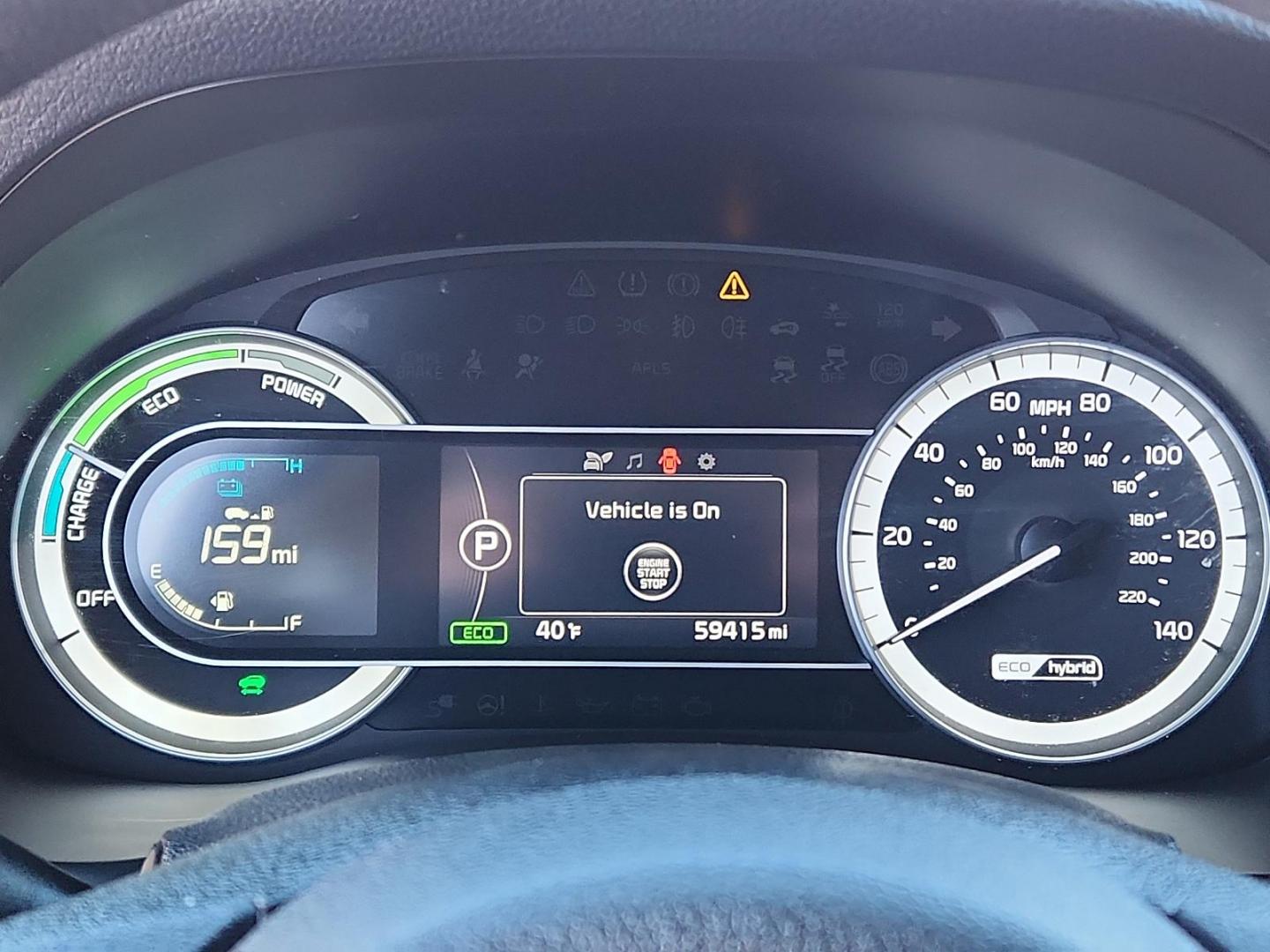 2019 WHITE Kia Niro LX (KNDCB3LC0K5) with an 1.6L I-4 gasoline direct injection, DOHC, variable valve control, regular unleaded, engine with 104HP engine, located at 4110 Avenue Q, Lubbock, 79412, 33.556553, -101.855820 - 01/18/2025 KEY IN ENVELOPE GOD - Photo#9
