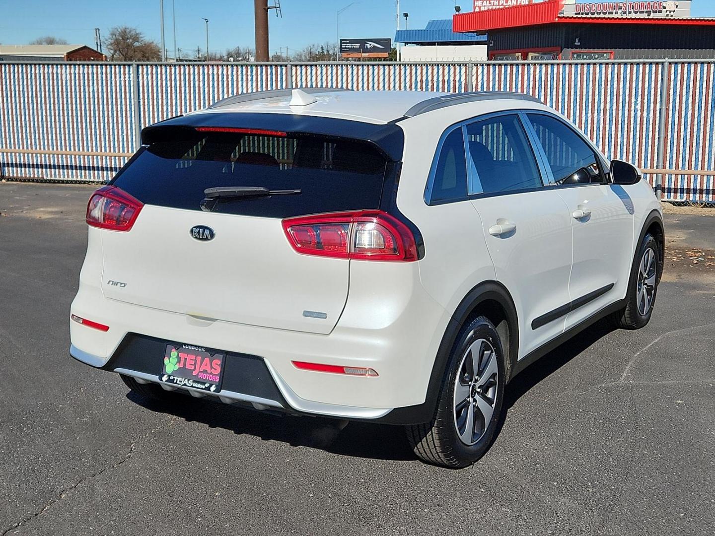 2019 WHITE Kia Niro LX (KNDCB3LC0K5) with an 1.6L I-4 gasoline direct injection, DOHC, variable valve control, regular unleaded, engine with 104HP engine, located at 4110 Avenue Q, Lubbock, 79412, 33.556553, -101.855820 - 01/18/2025 KEY IN ENVELOPE GOD - Photo#1