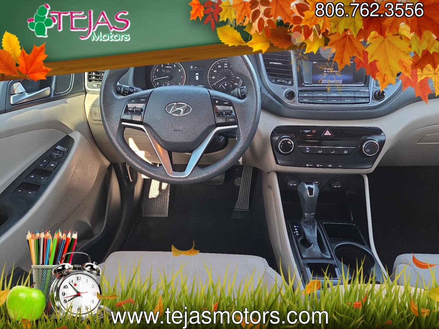 2016 Winter White - PKW /Beige - YAK Hyundai Tucson SE (KM8J33A40GU) with an Nu 2L I-4 gasoline direct injection, DOHC, variable valve control, regular unleaded, engine with 164HP engine, located at 4110 Avenue Q, Lubbock, 79412, 33.556553, -101.855820- Photo#7