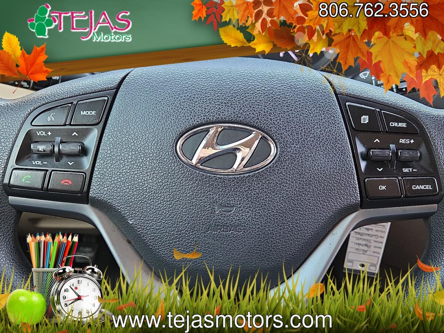 2016 Winter White - PKW /Beige - YAK Hyundai Tucson SE (KM8J33A40GU) with an Nu 2L I-4 gasoline direct injection, DOHC, variable valve control, regular unleaded, engine with 164HP engine, located at 4110 Avenue Q, Lubbock, 79412, 33.556553, -101.855820- Photo#12