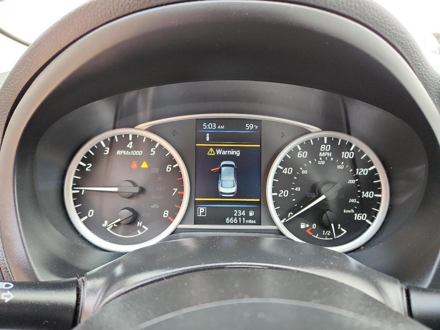 2019 WHITE Nissan Sentra S (3N1AB7AP0KY) with an 1.8L I-4 DOHC, variable valve control, regular unleaded, engine with 124HP engine, located at 4110 Avenue Q, Lubbock, 79412, 33.556553, -101.855820 - Photo#9
