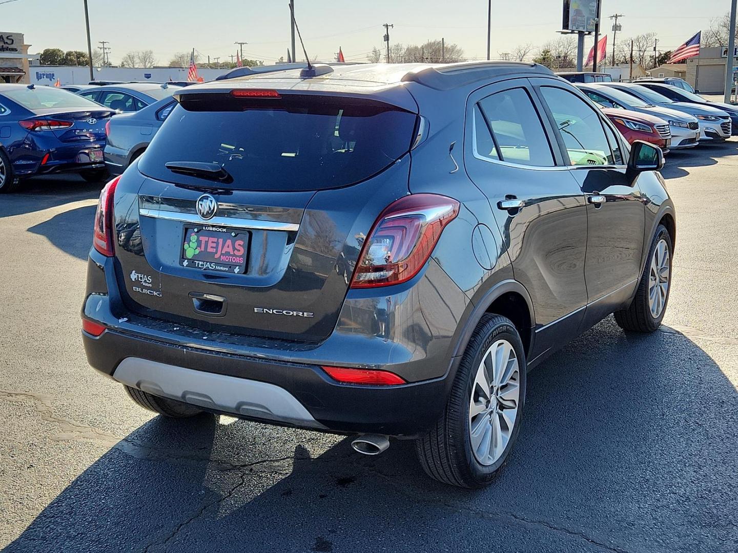 2017 GRAY Buick Encore Preferred (KL4CJASB5HB) with an ENGINE, ECOTEC TURBO 1.4L VARIABLE VALVE TIMING DOHC 4-CYLINDER SEQUENTIAL MFI engine, located at 4110 Avenue Q, Lubbock, 79412, 33.556553, -101.855820 - 02/08/2025 KEY INENVELOPE GOD - Photo#1