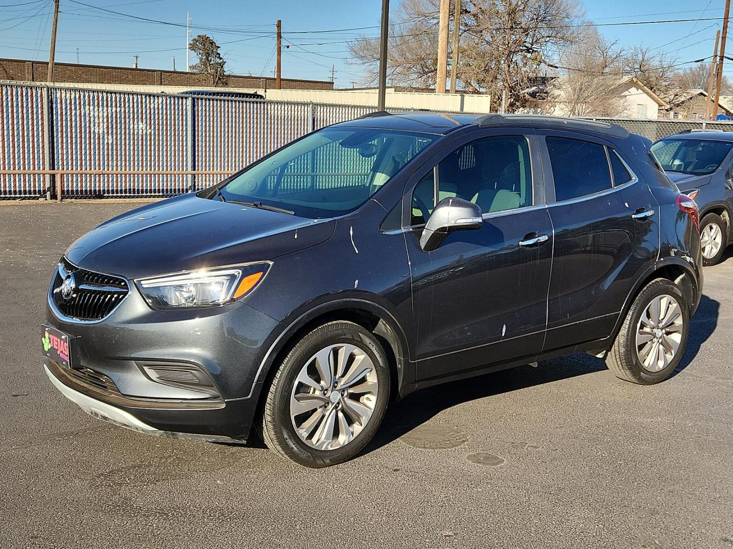 2017 GRAY Buick Encore Preferred (KL4CJASB5HB) with an ENGINE, ECOTEC TURBO 1.4L VARIABLE VALVE TIMING DOHC 4-CYLINDER SEQUENTIAL MFI engine, located at 4110 Avenue Q, Lubbock, 79412, 33.556553, -101.855820 - 02/08/2025 KEY INENVELOPE GOD - Photo#3