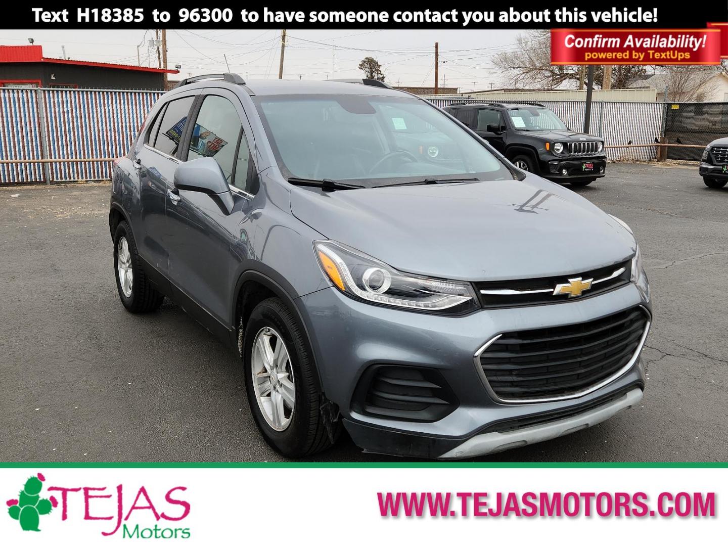 2019 GRAY Chevrolet Trax LT (KL7CJLSB0KB) with an ENGINE, ECOTEC TURBO 1.4L VARIABLE VALVE TIMING DOHC 4-CYLINDER SEQUENTIAL MFI engine, located at 4110 Avenue Q, Lubbock, 79412, 33.556553, -101.855820 - 02/13/2025 KEY IN ENVELOPE GOD - Photo#0