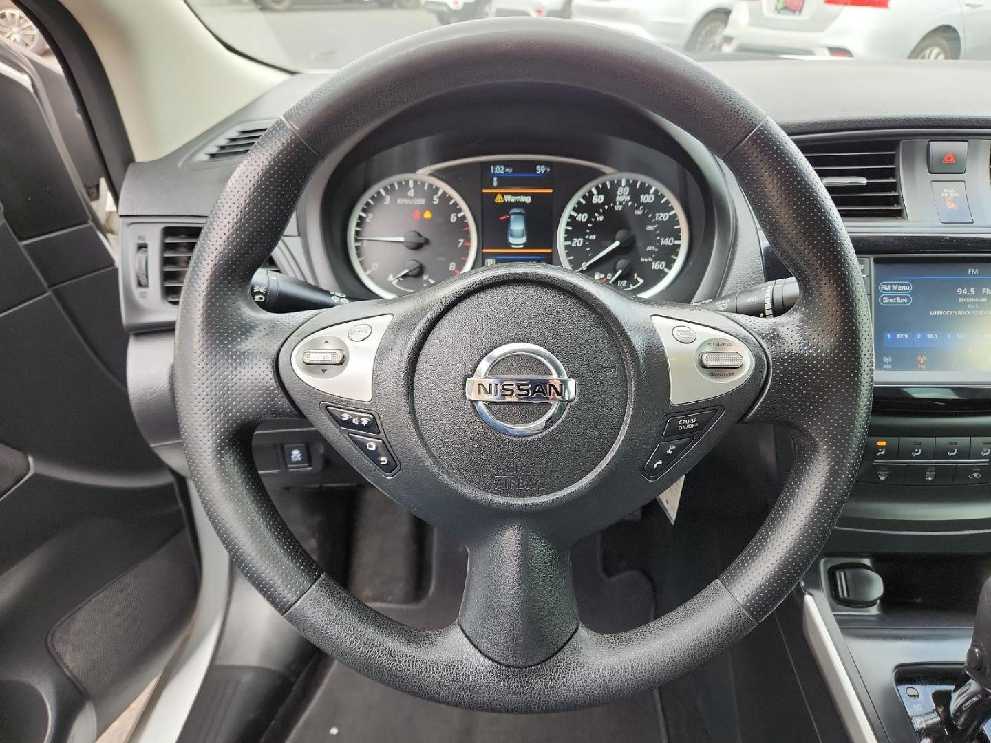 2019 WHITE Nissan Sentra S (3N1AB7AP5KY) with an 1.8L I-4 DOHC, variable valve control, regular unleaded, engine with 124HP engine, located at 4110 Avenue Q, Lubbock, 79412, 33.556553, -101.855820 - 02/14/2025 KEY IN ENVELOPE GOD - Photo#10