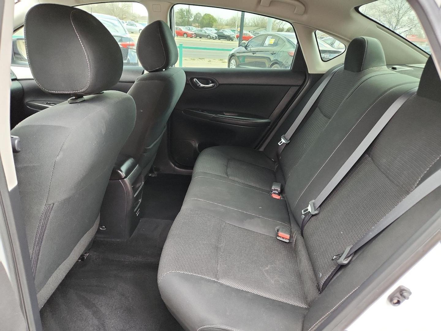 2019 WHITE Nissan Sentra S (3N1AB7AP5KY) with an 1.8L I-4 DOHC, variable valve control, regular unleaded, engine with 124HP engine, located at 4110 Avenue Q, Lubbock, 79412, 33.556553, -101.855820 - 02/14/2025 KEY IN ENVELOPE GOD - Photo#4
