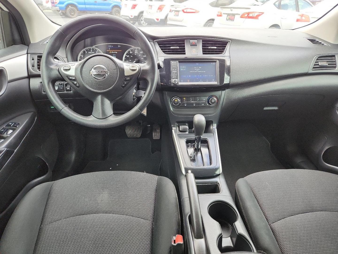 2019 WHITE Nissan Sentra S (3N1AB7AP5KY) with an 1.8L I-4 DOHC, variable valve control, regular unleaded, engine with 124HP engine, located at 4110 Avenue Q, Lubbock, 79412, 33.556553, -101.855820 - 02/14/2025 KEY IN ENVELOPE GOD - Photo#5