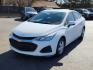 2019 WHITE Chevrolet Cruze LS (1G1BC5SM4K7) with an 1.4L I-4 gasoline direct injection, DOHC, VVT variable valve control, intercooled turbo, regular unleaded, engine with 153HP engine, located at 4110 Avenue Q, Lubbock, 79412, 33.556553, -101.855820 - Photo#3