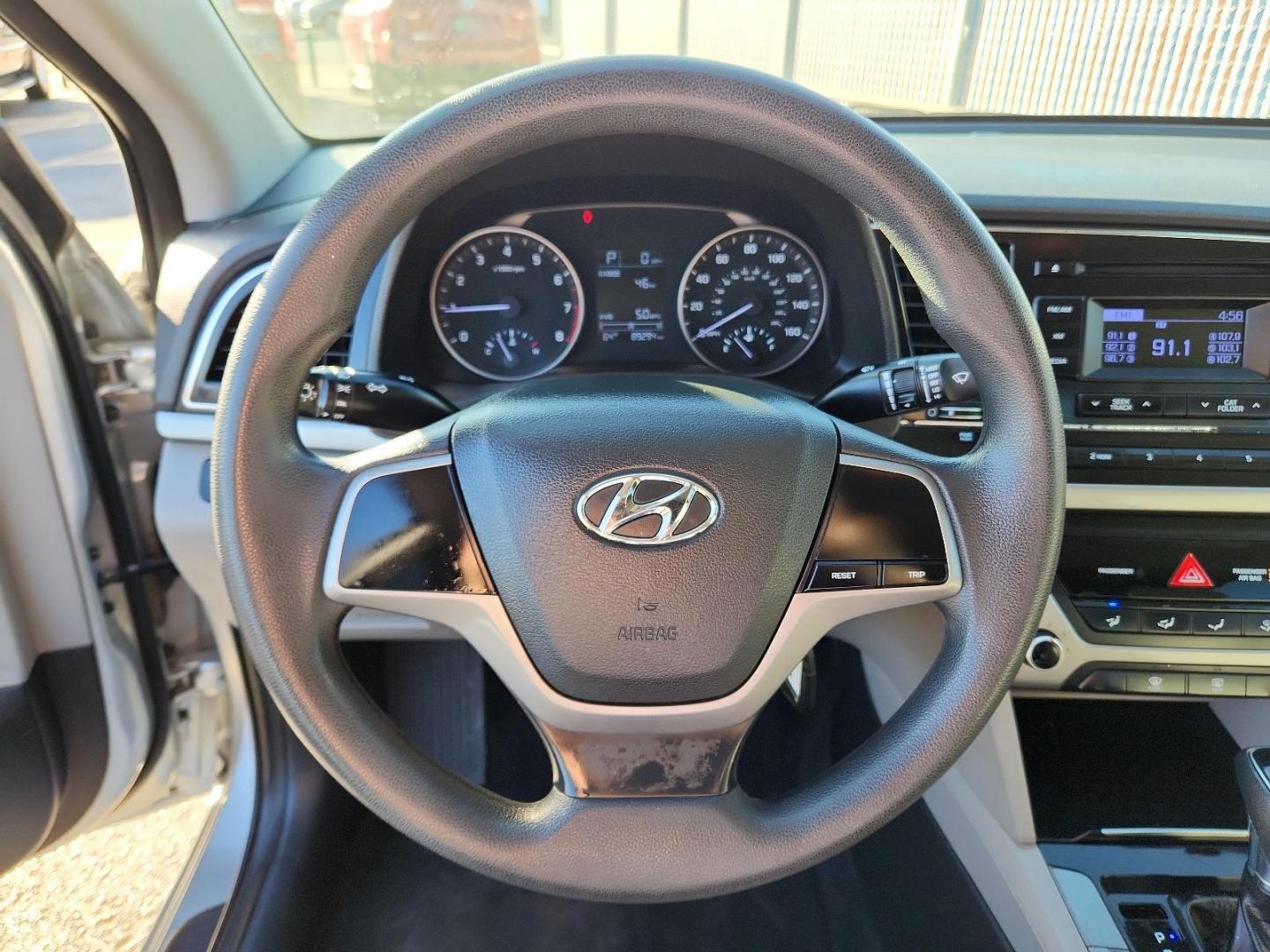 2017 Silver Hyundai Elantra SE (5NPD74LF7HH) with an Nu 2L I-4 DOHC, D-CVVT variable valve control, regular unleaded, engine with 147HP engine, located at 4110 Avenue Q, Lubbock, 79412, 33.556553, -101.855820 - 02/26/2025 KEY INENVELOPE GOD - Photo#10