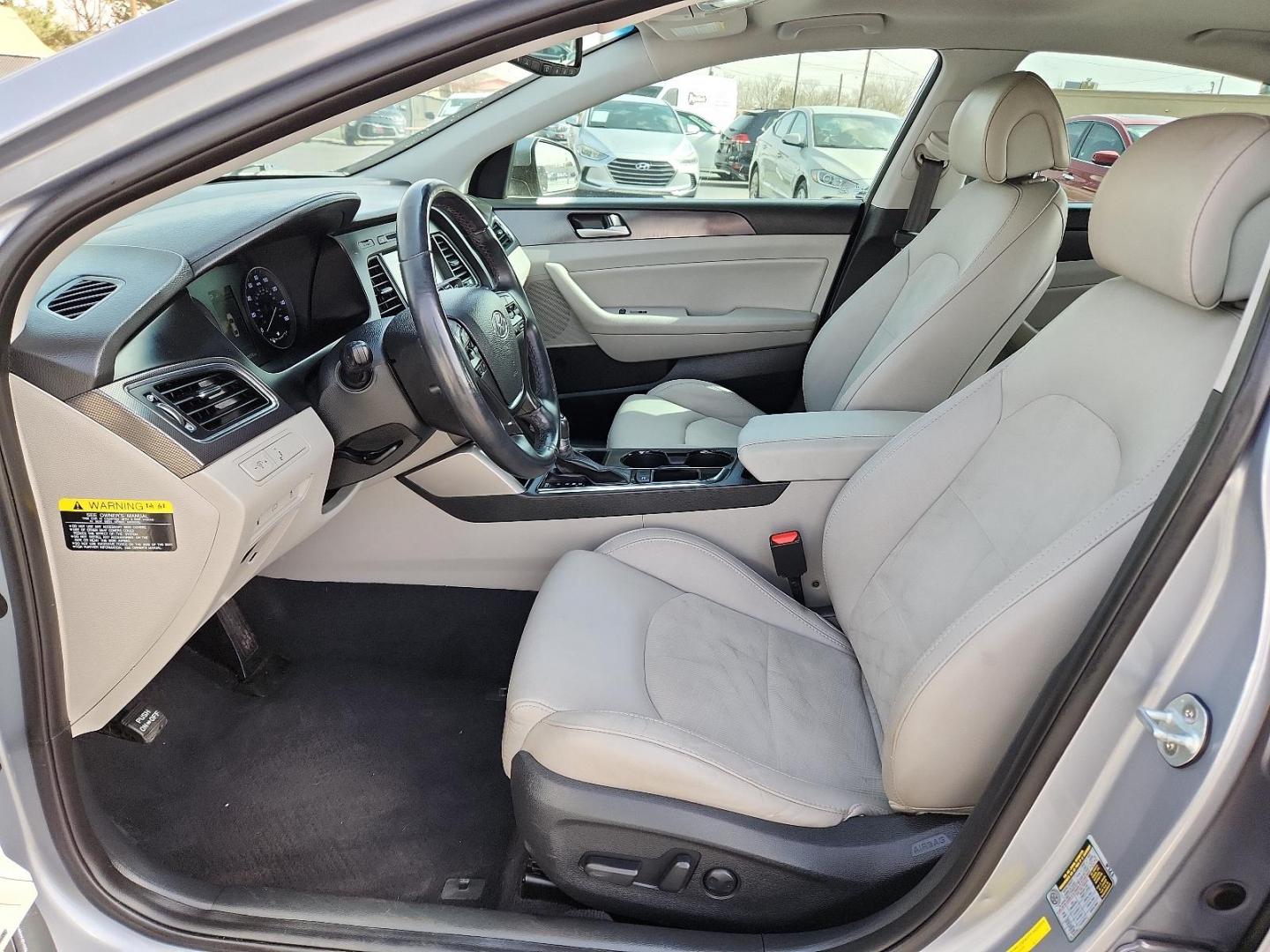 2016 GRAY Hyundai Sonata Sport (5NPE34AF2GH) with an 2.4L I-4 gasoline direct injection, DOHC, variable valve control, regular unleaded, engine with 185HP engine, located at 4110 Avenue Q, Lubbock, 79412, 33.556553, -101.855820 - 02/27/2025 KEY IN ENVELOPE GOD - Photo#6