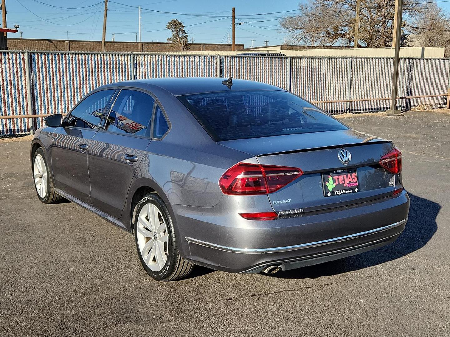 2019 GRAY Volkswagen Passat 2.0T Wolfsburg Edition (1VWLA7A34KC) with an Engine: 2.0L TSI I-4 Turbocharged -inc: DOHC 16-valve, direct fuel injection engine, located at 4110 Avenue Q, Lubbock, 79412, 33.556553, -101.855820 - Photo#2