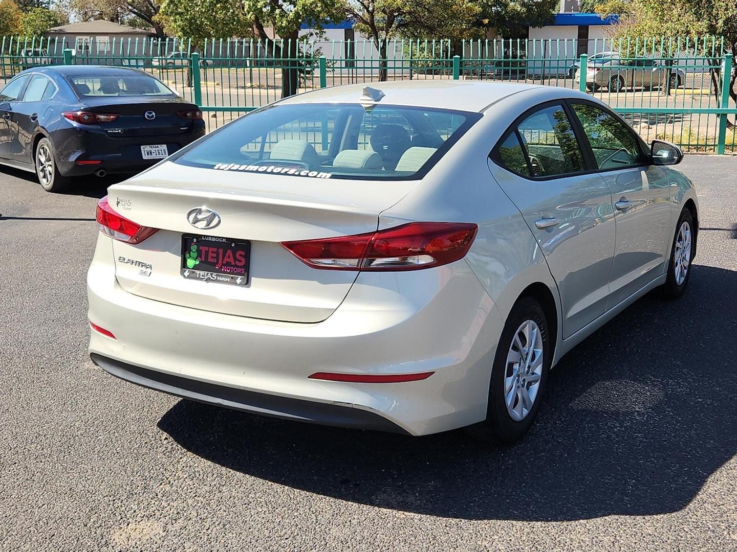2017 Mineral Beige - WT /Beige - XA Hyundai Elantra SE (5NPD74LF9HH) with an Nu 2L I-4 DOHC, D-CVVT variable valve control, regular unleaded, engine with 147HP engine, located at 4110 Avenue Q, Lubbock, 79412, 33.556553, -101.855820 - Photo#1