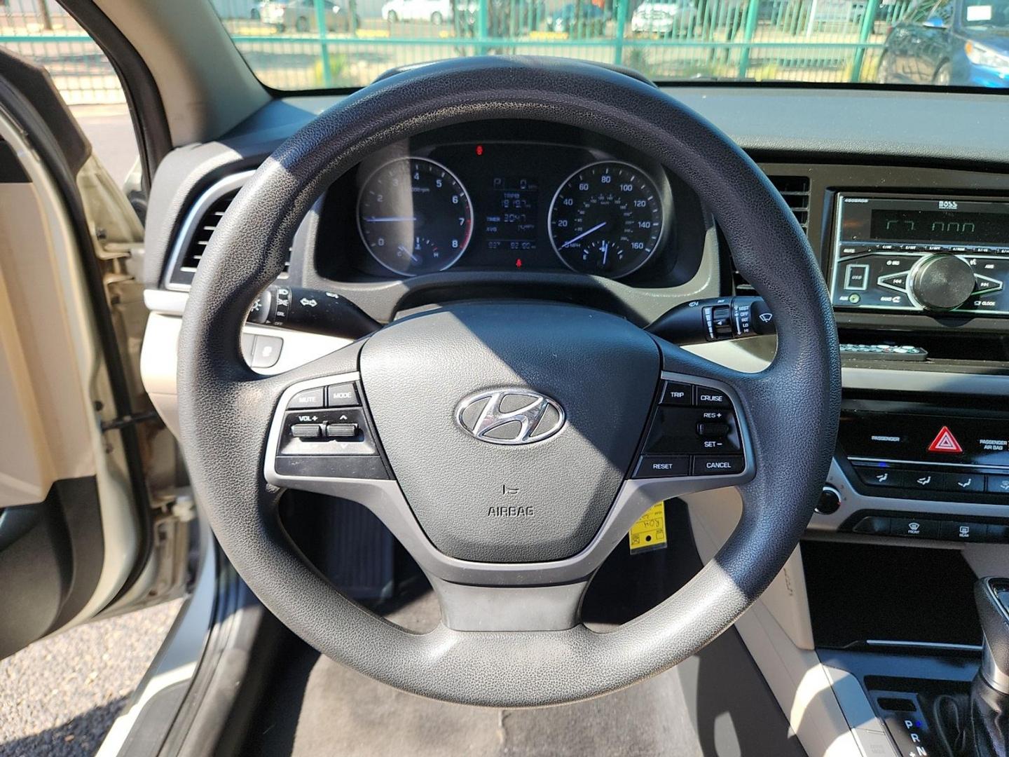 2017 Mineral Beige - WT /Beige - XA Hyundai Elantra SE (5NPD74LF9HH) with an Nu 2L I-4 DOHC, D-CVVT variable valve control, regular unleaded, engine with 147HP engine, located at 4110 Avenue Q, Lubbock, 79412, 33.556553, -101.855820 - Photo#10