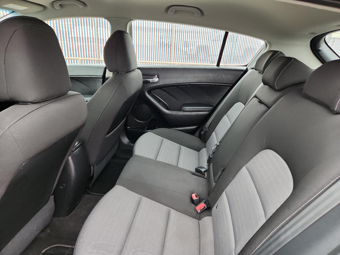 2016 BLACK Kia Forte LX (KNAFK5A81G5) with an 2L I-4 gasoline direct injection, DOHC, D-CVVT variable valve control, regular unleaded, engine with 173HP engine, located at 4110 Avenue Q, Lubbock, 79412, 33.556553, -101.855820 - 03/13/2025 KEY IN ENVELOPE GOD - Photo#4