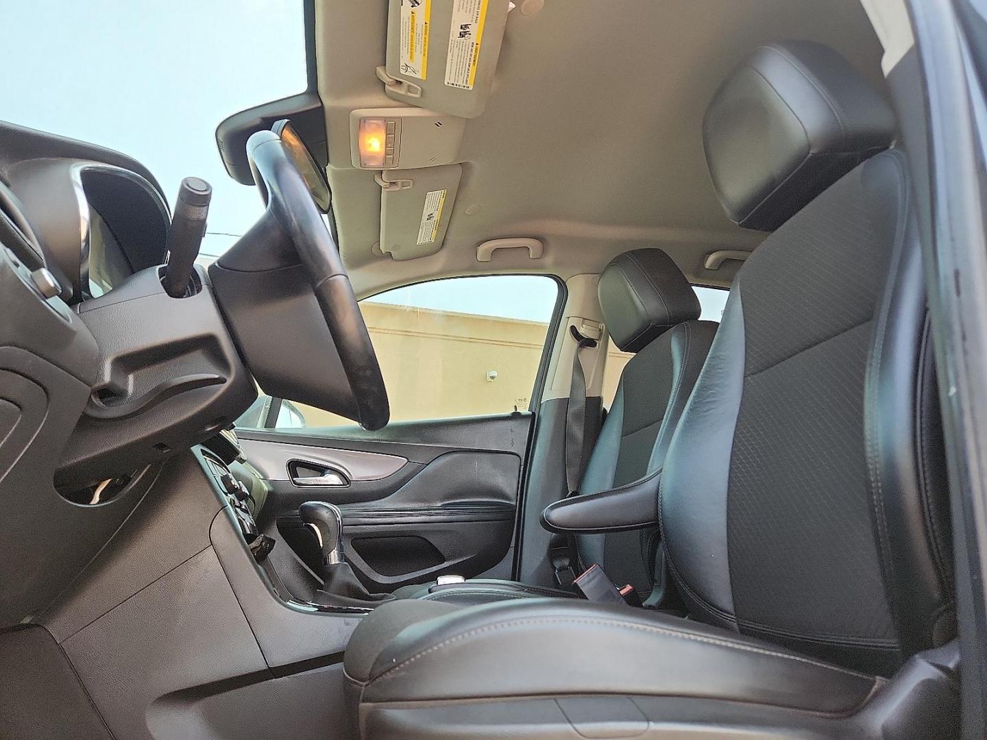 2017 Graphite Gray Metallic - GK2 /Ebony - AFN Buick Encore Preferred (KL4CJASBXHB) with an Ecotec 1.4L I-4 DOHC, variable valve control, intercooled turbo, regular unleaded, engine with 138HP engine, located at 4110 Avenue Q, Lubbock, 79412, 33.556553, -101.855820 - Photo#8