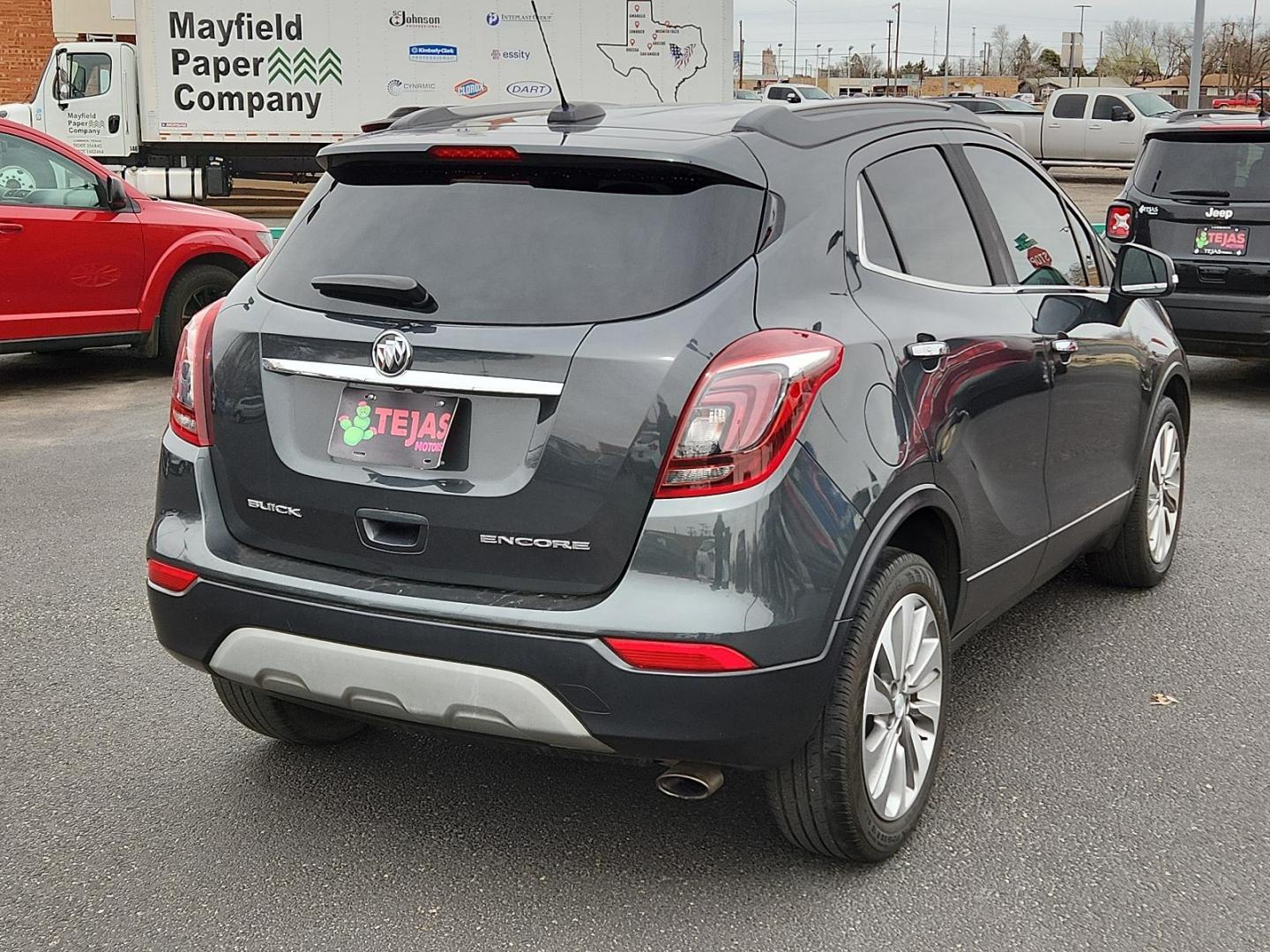 2017 GRAY Buick Encore Preferred (KL4CJASBXHB) with an Ecotec 1.4L I-4 DOHC, variable valve control, intercooled turbo, regular unleaded, engine with 138HP engine, located at 4110 Avenue Q, Lubbock, 79412, 33.556553, -101.855820 - 03/08/2025 KEY IN ENVELOPE GOD - Photo#1