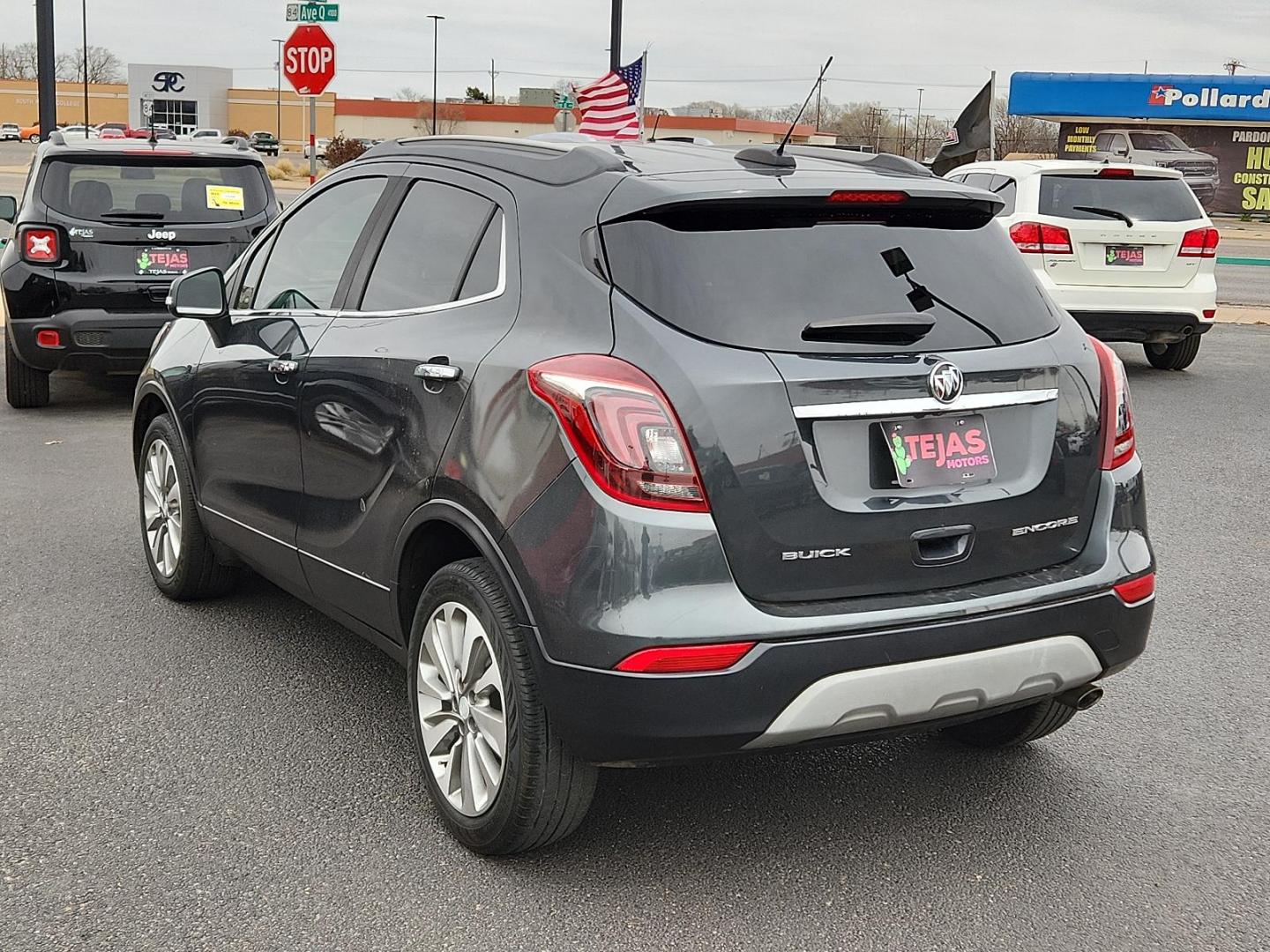 2017 GRAY Buick Encore Preferred (KL4CJASBXHB) with an Ecotec 1.4L I-4 DOHC, variable valve control, intercooled turbo, regular unleaded, engine with 138HP engine, located at 4110 Avenue Q, Lubbock, 79412, 33.556553, -101.855820 - 03/08/2025 KEY IN ENVELOPE GOD - Photo#2