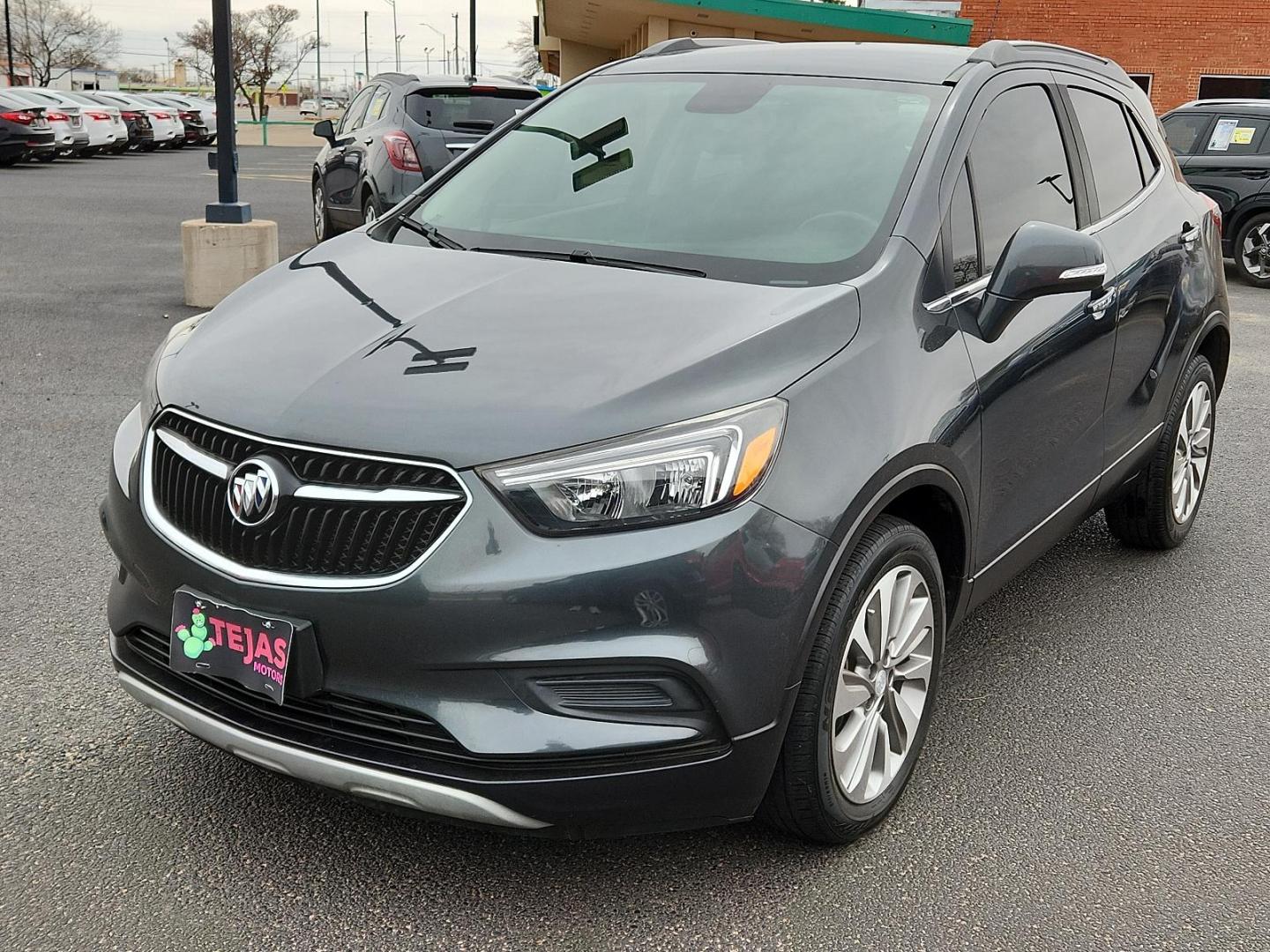 2017 GRAY Buick Encore Preferred (KL4CJASBXHB) with an Ecotec 1.4L I-4 DOHC, variable valve control, intercooled turbo, regular unleaded, engine with 138HP engine, located at 4110 Avenue Q, Lubbock, 79412, 33.556553, -101.855820 - 03/08/2025 KEY IN ENVELOPE GOD - Photo#3