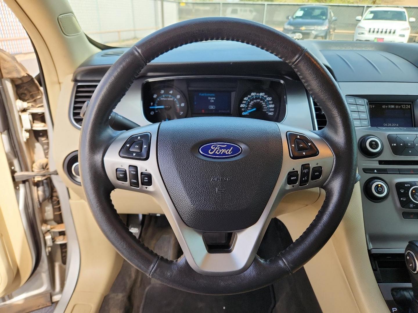 2015 SILVER Ford Taurus SEL (1FAHP2E85FG) with an 3.5L V-6 DOHC, variable valve control, regular unleaded, engine with 288HP engine, located at 4110 Avenue Q, Lubbock, 79412, 33.556553, -101.855820 - 03/08/2025 KEY IN ENVELOPE GOD - Photo#10