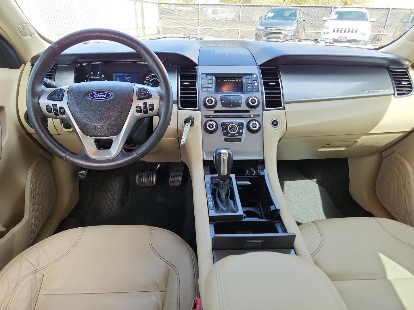 2015 SILVER Ford Taurus SEL (1FAHP2E85FG) with an 3.5L V-6 DOHC, variable valve control, regular unleaded, engine with 288HP engine, located at 4110 Avenue Q, Lubbock, 79412, 33.556553, -101.855820 - 03/08/2025 KEY IN ENVELOPE GOD - Photo#5