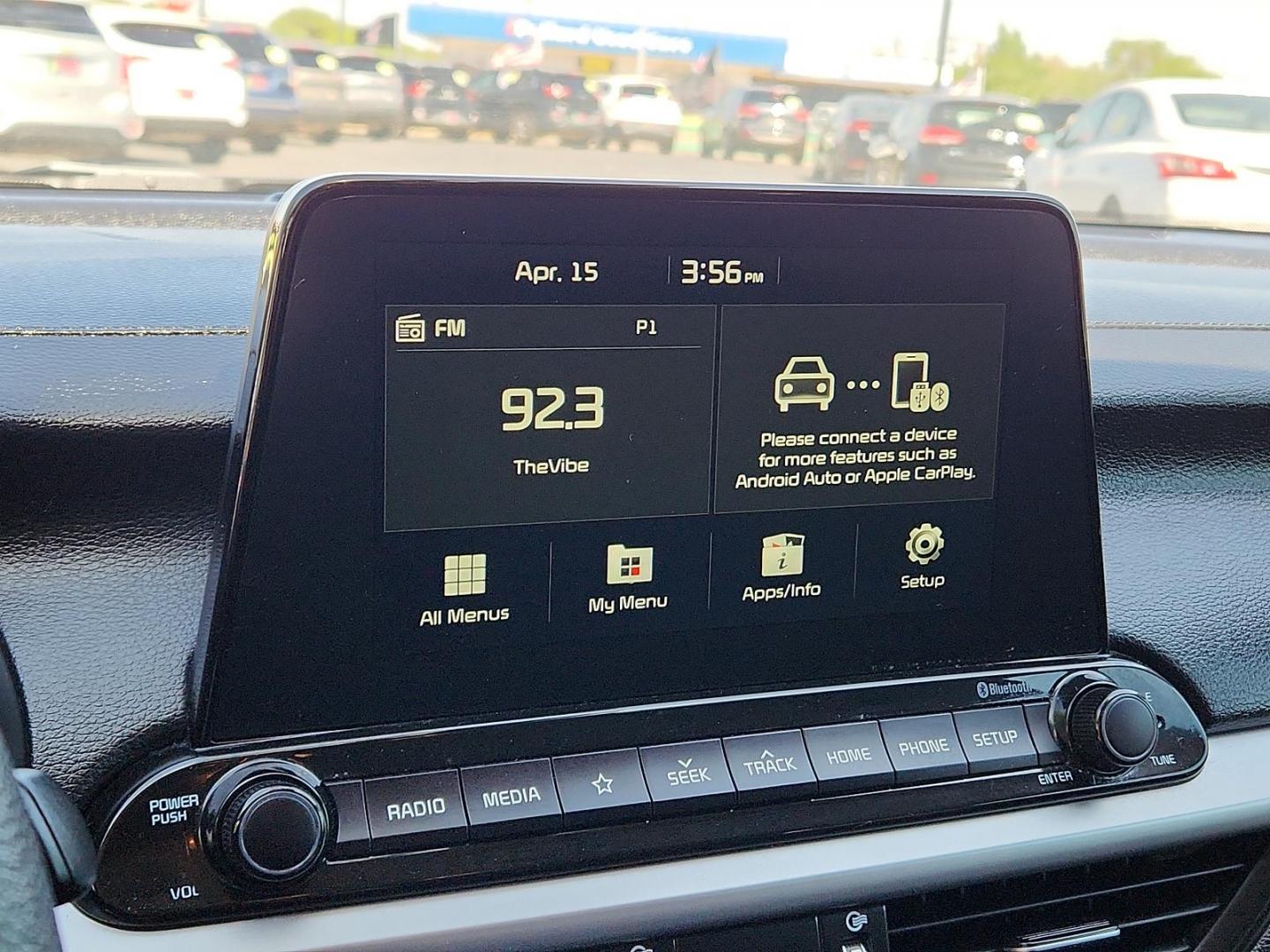 2021 Aurora Black Pearl Kia Forte FE (3KPF24AD4ME) with an 2L I-4 DOHC, D-CVVT variable valve control, regular unleaded, engine with 147HP engine, located at 4110 Avenue Q, Lubbock, 79412, 33.556553, -101.855820 - 03/21/2025 KEY IN ENVELOPE GOD - Photo#8