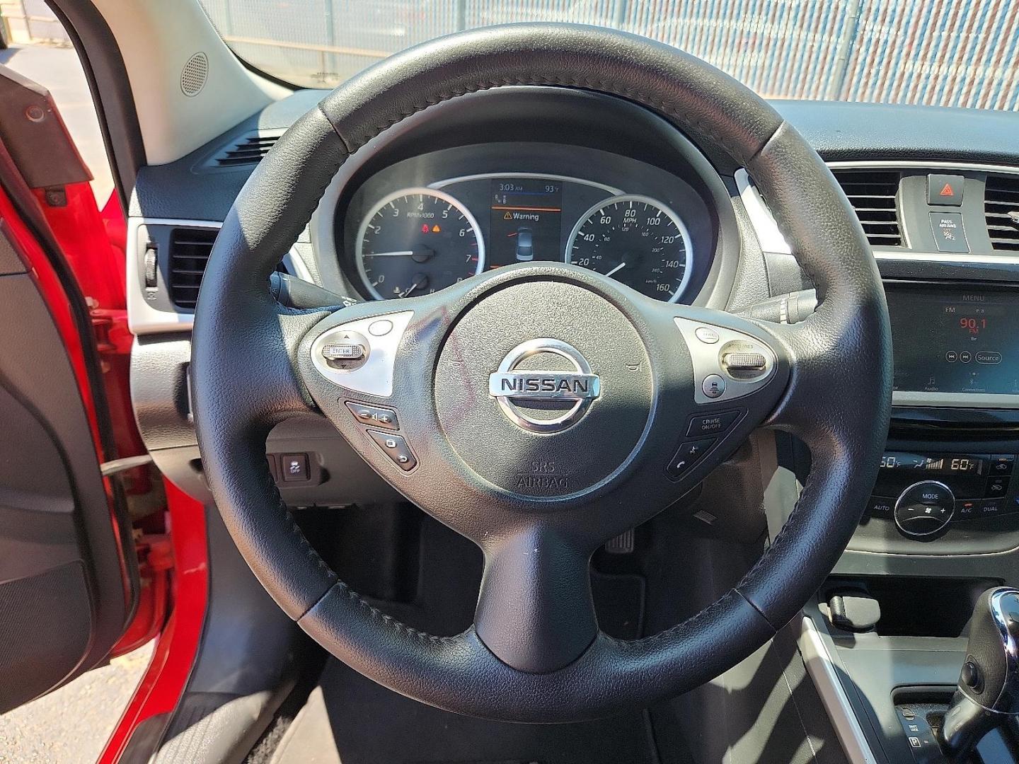 2019 RED Nissan Sentra SV (3N1AB7APXKY) with an 1.8L I-4 DOHC, variable valve control, regular unleaded, engine with 124HP engine, located at 4110 Avenue Q, Lubbock, 79412, 33.556553, -101.855820 - 03/04/2025 KEY IN ENVELOPE GOD - Photo#10