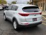 2017 SILVER Kia Sportage LX (KNDPM3AC3H7) with an Theta II 2.4L I-4 gasoline direct injection, DOHC, D-CVVT variable valve control, regular unleaded, engine with 181HP engine, located at 4110 Avenue Q, Lubbock, 79412, 33.556553, -101.855820 - Photo#2