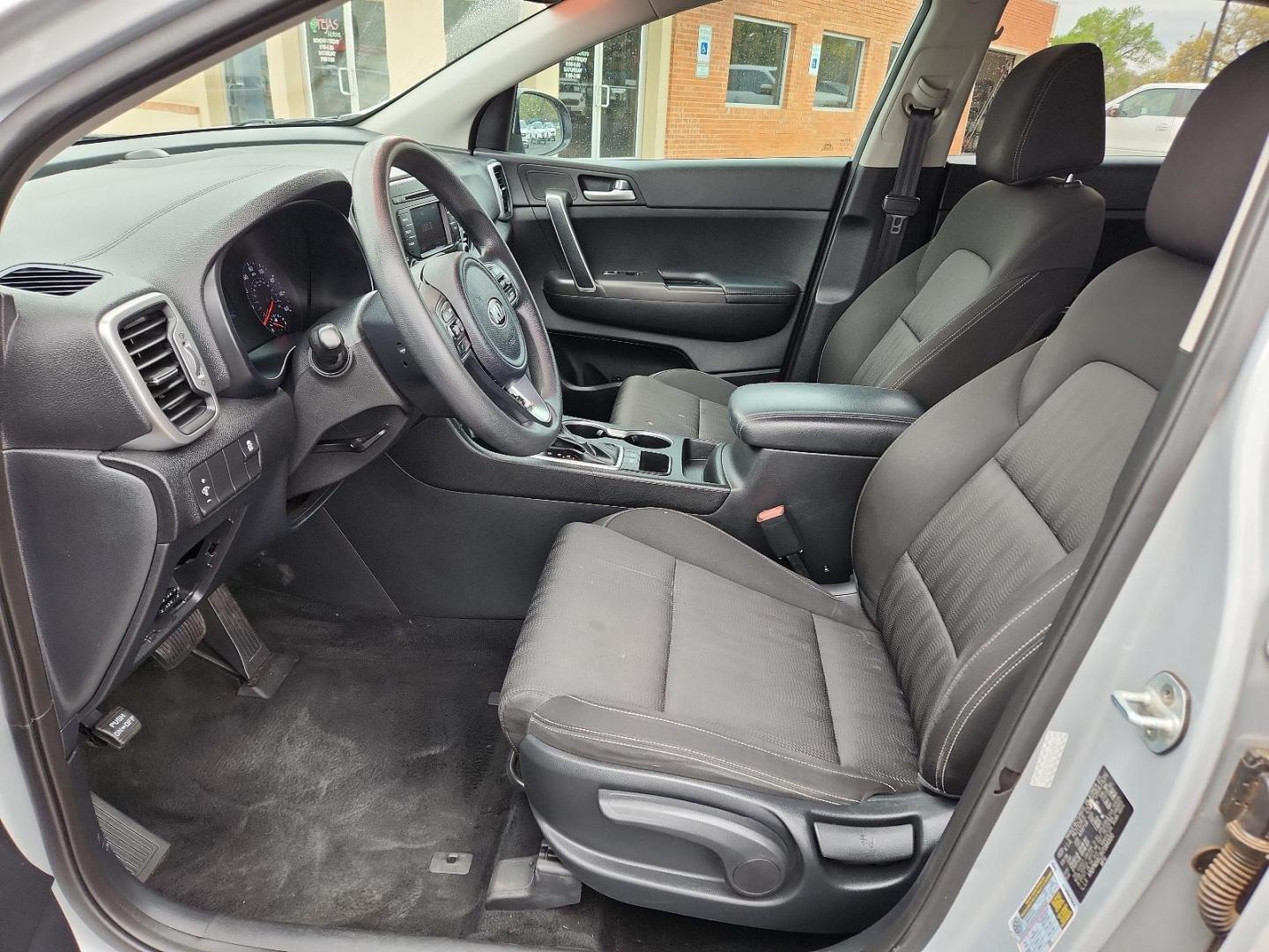 2017 SILVER Kia Sportage LX (KNDPM3AC3H7) with an Theta II 2.4L I-4 gasoline direct injection, DOHC, D-CVVT variable valve control, regular unleaded, engine with 181HP engine, located at 4110 Avenue Q, Lubbock, 79412, 33.556553, -101.855820 - Photo#6
