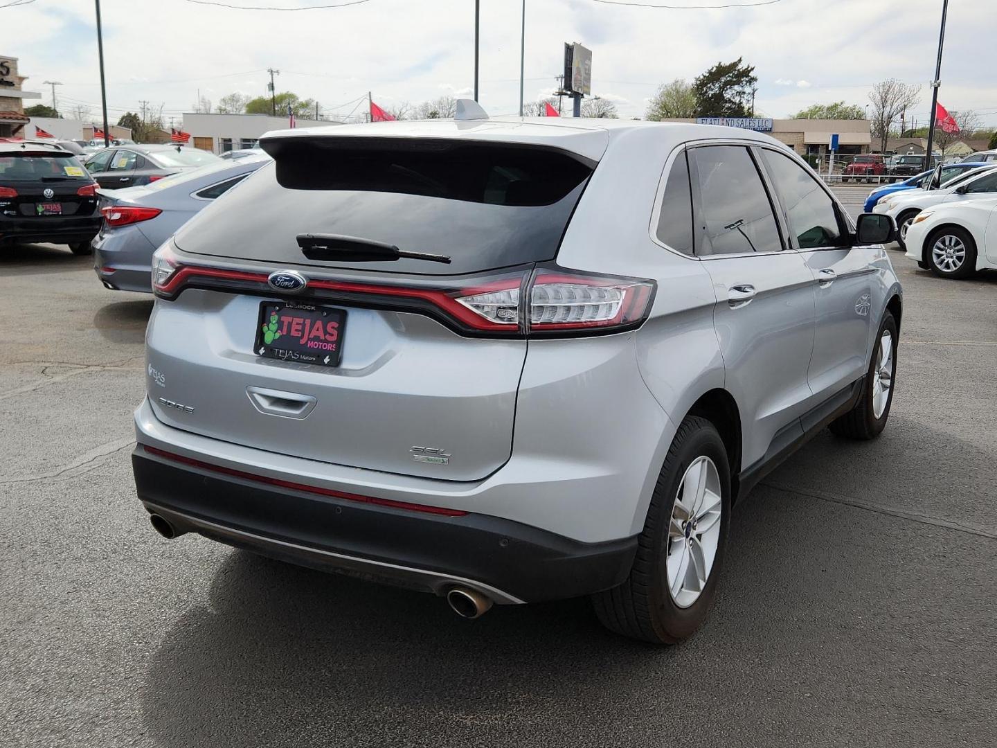 2018 SILVER Ford Edge SEL (2FMPK3J94JB) with an ENGINE: TWIN-SCROLL 2.0L ECOBOOST engine, located at 4110 Avenue Q, Lubbock, 79412, 33.556553, -101.855820 - 03/15/2025 KEY IN ENVELOPE GOD - Photo#1